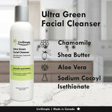 LiviSimple︳極緻潔面乳 Ultra Green Facial Cleanser︳高達 70% 有機成分︳加拿大製造