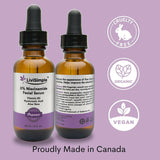 LiviSimple︳5% 煙酰胺（維生素 B3）抗皺護膚精華素 5% Niacinamide (Vitamin B3) Facial Serum︳有機成分︳加拿大製造