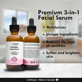 LiviSimple︳高級面部精華素 Premium Facial Serum︳高達 70% 有機成分︳加拿大製造