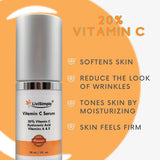 LiviSimple ︳20%維生素 C 精華素 ~ 真空瓶裝 Vitamin C Serum ~ Airless︳有機成分︳加拿大製造
