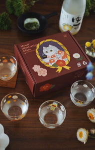 MEWJI｜原創貓咪日式小酒杯禮盒套裝