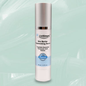LiviSimple︳皮膚屏障專效精華素 ~ 真空瓶裝 Skin Barrier Replenishing Serum ~ Airless︳高達 70% 有機成分︳加拿大製造